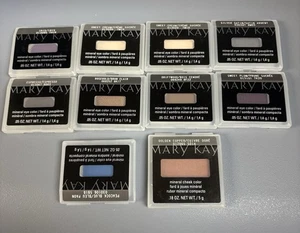 Mary Kay Mineral Eye Color Mixed Color Lot Of (9) .05 OZ & 1 Cheek Color .18OZ - Picture 1 of 7