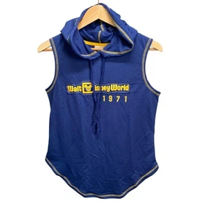 Disney Parks Hoodie Women Medium Sleeveless Mickey Mouse Walt Disney World - Picture 1 of 13