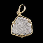Atocha Sunken Treasure Jewelry - Tri-shaped Silver Coin Pendant