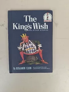 The King's Wish Benjamin Elkin M Dr Seuss 1st Book Club Edition Vintage 1960 - Picture 1 of 5