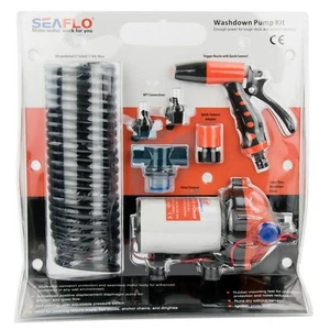 Kit de bomba de lavado 70 PSI SEAFLO barco caravana marina bomba de lavado transparente 12 V 5 GPM - Imagen 1 de 5