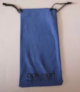 Occhiali/occhiali da sole custodia in tessuto con cordini blu - Optimart - Foto 1 di 2