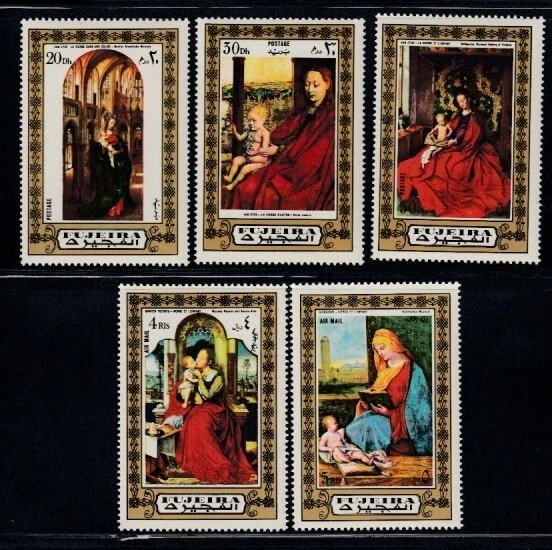 Juego Pinturas de la Virgen FUJEIRA MNH Foto 1 de 1