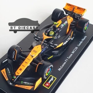 BBURAGO F1 MCLAREN MCL38 MIAMI GP 2024 1/43 con DRIVER #4 LANDO NORRIS 38215 LN - Imagen 1 de 2