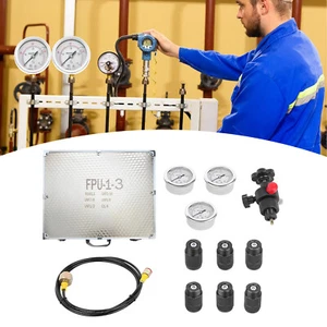 Kit de prueba de presión de llenado de válvula de gas de carga de nitrógeno acumulador hidráulico + manguera de 2M - Imagen 1 de 20