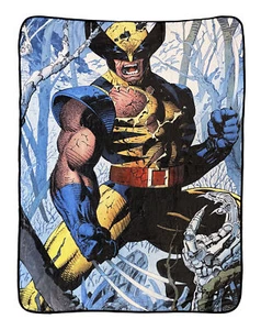 Manta de lana cubierta de Marvel Wolverine de Jim Lee - Imagen 1 de 7