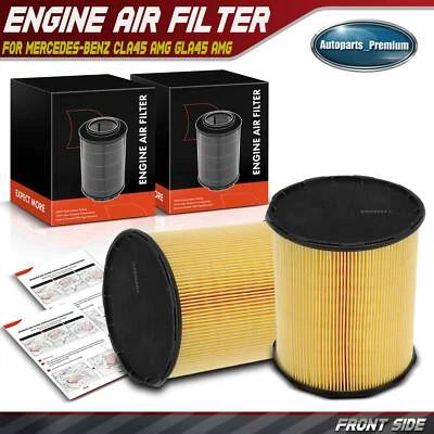 Filtro de aire del motor 2 piezas para Mercedes-Benz CLA45 AMG 2014-2019 GLA45 AMG L4 2,0 L Foto 1 de 4