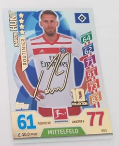 topps match attax 2017/18 Routinier A. Hunt - Bild 1 von 1