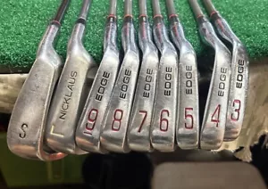 Ben Hogan Edge Redline forged irons graphite Apex4 Stiff 3-9 Added 2 Wedges - Picture 1 of 11