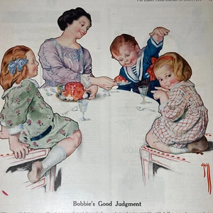 Kewpie Rose O'Neill 1919 Juni Damen Heim Journal "Bobbie's Good Judgment" Jello - Bild 1 von 2