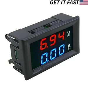 Voltímetro de pantalla digital LED DC 100V 10A amperímetro voltio amplificador de corriente medidor de voltaje - Imagen 1 de 9