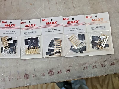 Maxx Jr, Hitec/air Z Female Kit 5 Paks high Quality Connectors - Image 1 of 4