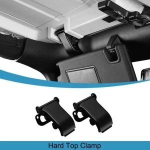 for 2007-2017 Jeep Wrangler JK Steel Hard Top Clamp Latch Replacement Black 2PCS - Picture 1 of 19