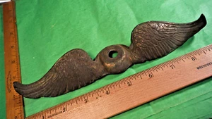 BX86 Boyce Moto-Meter Winged Radiator Cap Trim Antique 1912-1920s SOLID BRASS - Picture 1 of 7