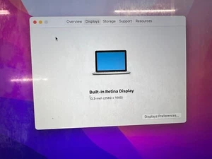 Used Working Apple MacBook Screen Display A1502 13" Retina Early 2015 2560x1600p - Picture 1 of 3