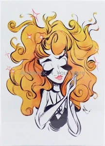 Disney WonderGround Dornröschen Whitney Pollett Prinzessin Aurora Canvas Halstuch - Bild 1 von 3