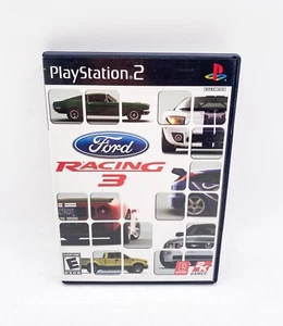 Ford Racing 3 (Sony PlayStation 2, 2005) PS2 W/ Manual No Memory Card - Picture 1 of 2