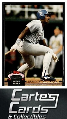 Ruben Sierra 1993 Topps Stadium Club Jack Murphy #47  Texas Rangers  AS - Image 1 of 2