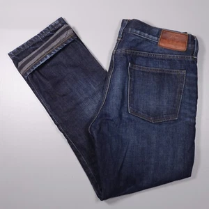 J. Crew 770 Kaihara Jeans Lined Japanese Denim Cotton Blue Mens 34x30 - Picture 1 of 13