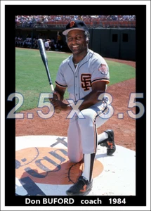 Don Buford - 1984 San Francisco Giants - choose a size - color print - Picture 1 of 5