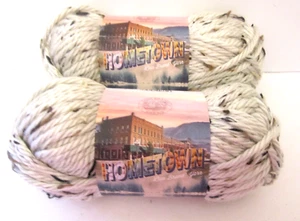 2 Pack Lion Brand Yarn 135-302 Hometown Bulky Yarn, Aspen Tweed 64 yds 4 oz - Picture 1 of 5