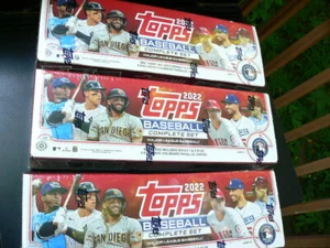 2022 Topps Factory baseball 3 Set Lot - 3 Topps HOBBY sets  - 5 Bonus cards each - Bild 1 von 3