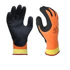 SHOWA 406 ORANGE Thermo Waterproof Insulated Fully Coated Winter WORK GLOVES