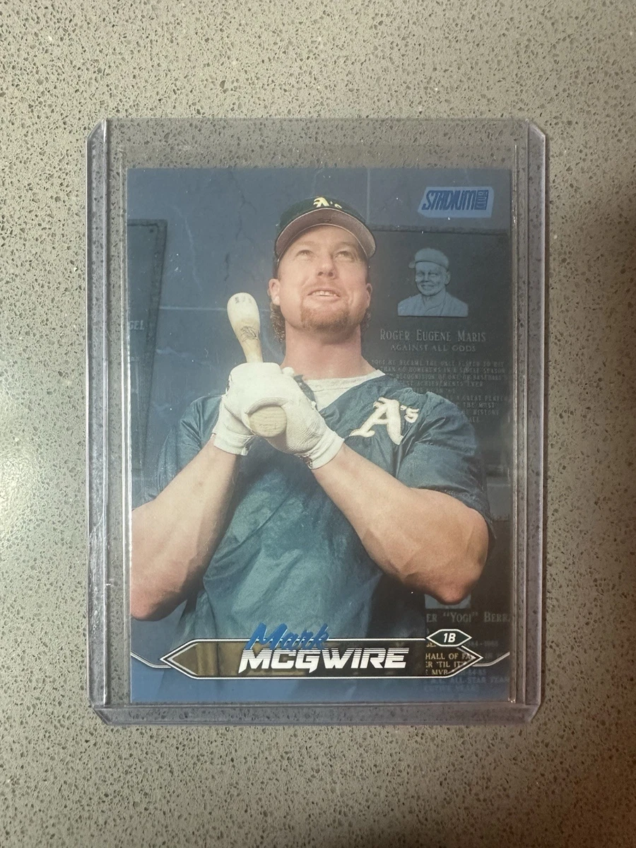 Topps Mark McGwire Serial Numbered Baseball Trading Cards