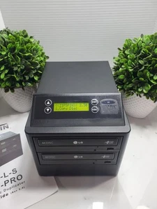 ZIPSPIN DVD CD Duplicator Model DVD-121-PRO-WM-DC High Speed💿Standalone ~Tested - Picture 1 of 8
