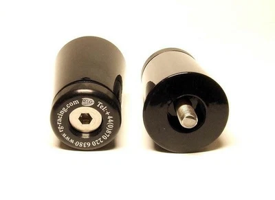 Embouts de guidon R&G RACING noir BMW - Photo 1/2