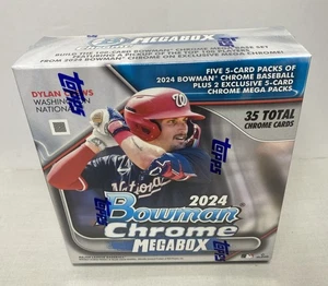 Mega caja de béisbol cromada Bowman 2024 sellada de fábrica - Imagen 1 de 8