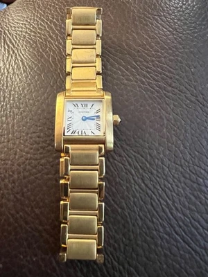 Cartier Tank 2301 GOLDTONE  Watch – SOLD AS IS – Needs Repair/Service - Image 1 of 4