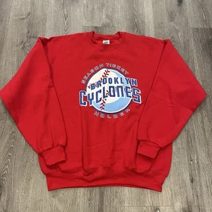 Vintage Brooklyn Cyclones Baseball Season Ticket Holder Sweatshirt MiLB Size L - Picture 1 of 4