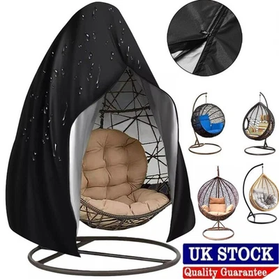 Egg Chair Cover Heavy Duty Waterproof UV Hanging Egg Chair Cover Garden Outdoor‘