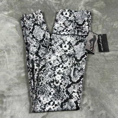 Leggings Embrace Your Love para mujer pequeños grises con estampado de reptiles ropa deportiva nuevos con etiquetas Foto 1 de 4