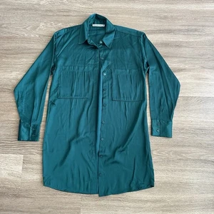 Abercrombie & Fitch Hemdblusenkleid mit Knöpfen Grün Damen XS - Bild 1 von 17