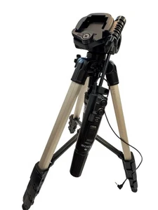 Sony VCT-D480RM Tripod with Remote Control Handle 42" Max Height Silver/Black - Picture 1 of 10