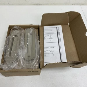 EMTEK 2164 US14 NARROW OVAL PASSAGE POCKET DOOR TRIM ONLY, POLISHED NICKEL,  - Picture 1 of 7