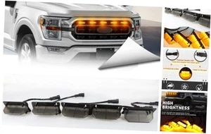 LED 5pcs Front Grille Lights Compatible with 2021 2022 2023 F150 XL/XLT/XLT - Picture 1 of 7
