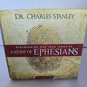 A Study Of Ephesians Dr. Charles Stanly 31 Cds 5 Volumes True Idenity - Picture 1 of 6