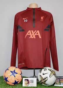 Sadio MANÉ 10 2021-22 Liverpool Player Issue 1/2 Zip Rain Top - Picture 1 of 2