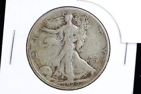 1920 Walking Liberty Half Dollar F 3OR4 Cover