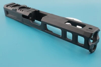 LEO PRECISION Glock 17 Slide Gen 1-3 G17 Stripped Slide RMR Optic Ready Bismuth Graphite Black