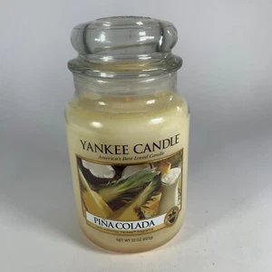 RETIRED Yankee Candle "PINA COLADA" Large 22 oz Unlit Candle FRESH ~ RARE ~ NEU - Bild 1 von 9