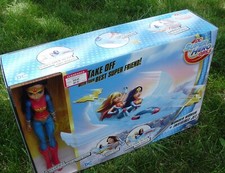 NEW DC Super Hero Girls Wonder Woman Action Doll With Invisible Jet (DYN05)
