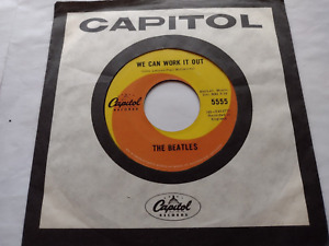 CANADA !!! THE BEATLES We Can Work It Out / Day Tripper ORIG 1965 CAPITOL 45