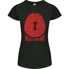 Déverrouiller Votre Esprit Intelligence Psychologie Femmes Petite Coupe T-Shirt
