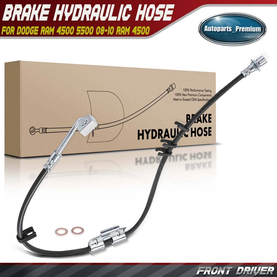 Mangueira hidráulica de freio dianteiro LH para Dodge Ram 4500 Ram 5500 08-10 Ram 4500 - Imagem 1 de 4