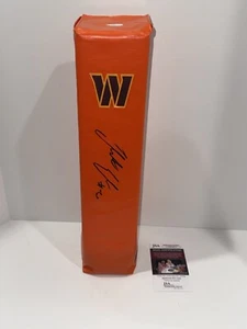 AUSTIN EKELER SIGNED TOUCHDOWN PYLON WASHINGTON COMMANDERS NFL STAR JSA COA - Picture 1 of 1