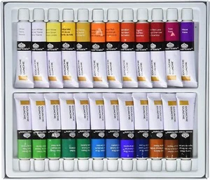 Gouache Malfarbe ungiftig, Wasserbasis - 12ml (24er Pack) - Bild 1 von 1